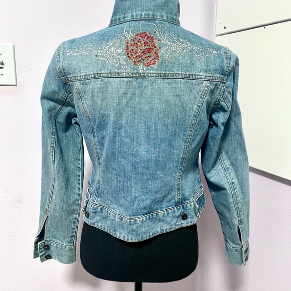 Chadwicks Blue Jean Jacket Classic Denim Style 4P - Picture 7 of 7